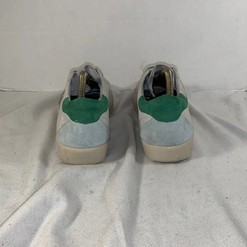 Scalpers Men’s ‘Henry Sneaker’ Gray/Green Suede Shoes
